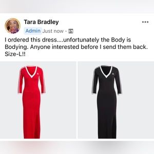 Two Brand New With Tags adidas dresses